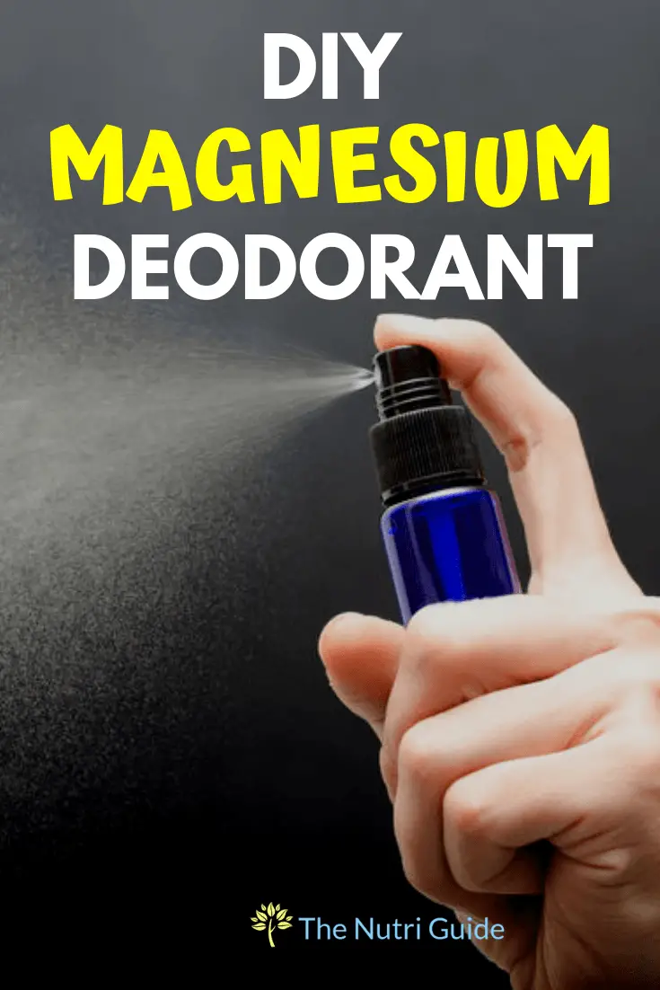 DIY magnesium deodorant spray