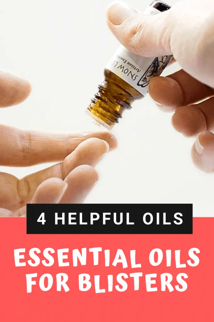 essential oils for blisters